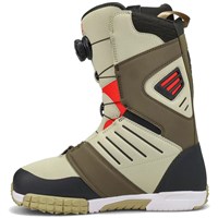 DC Judge Double Boa Snowboard Boots - Men's - Taupe / Grey / Org