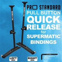 Pro Standard Pull Button Quick Release for Supermatic Bindings - Black
