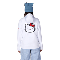 686 x Hello Kitty Bonded Fleece Pullover Hoody - Women's - Hello Kitty White Red