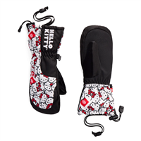 686 Heat Mitt - Youth - Hello Kitty White