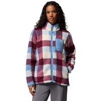 Columbia West Bend Print Full Zip II Fleece - Women's - Rainy Day / Multi Buffalo Check