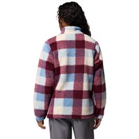 Columbia West Bend Print Full Zip II Fleece - Women's - Rainy Day / Multi Buffalo Check