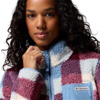 Columbia West Bend Print Full Zip II Fleece - Women's - Rainy Day / Multi Buffalo Check