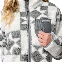 Columbia West Bend Print Full Zip II Fleece - Women's - Tea Light / Cozy Quilt