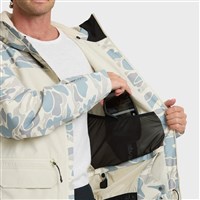 Quiksilver Mission Printed 20K Jacket - Men's - Bone White