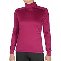 Hot Chillys Peach Solid T-Neck - Women's - Cranberry