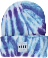 Neff Lawrence Tie Dye Beanie - Purple Tie Dye