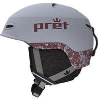 Pret Sol X Helmet - Women's - Maroon Paisley