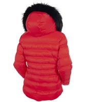 Sunice Fiona Quilted Jacket with Real Fur - Women’s - Scarlet Flame