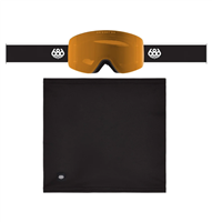686 Foundation Snow Goggle - Black Frame w/ Amber Lens (BK)