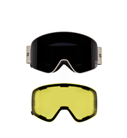 686 Smarty Magnetic Snow Goggle - Limestone Frame w/ Black + Amber Lenses (LBAR)