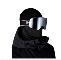 686 Foundation Snow Goggle - Black Frame w/ Silver Mirror Lens (BKSM)
