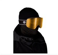 686 Foundation Snow Goggle - Black Frame w/ Amber Lens (BK)