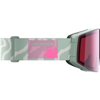 Salomon Sentry Prime Sigma Goggles (with Extra Lens) - Iceberg Green Frame w/ Sigma Silver Pink + Gun Metal Lenses (L47893900) - FACING LEFT
