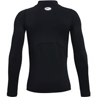 Under Armour ColdGear® Mock Long Sleeve Top - Boy's - Black / White