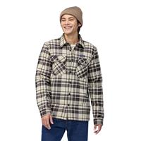 Patagonia Insulated Organic Cotton MW Fjord Flannel Shirt - Men's - Ice Caps / Smolder Blue (ICBE)