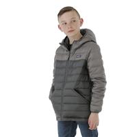 Patagonia Reversible Down Sweater Hoody - Boy's - Noble Grey (NGRY)