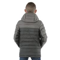 Patagonia Reversible Down Sweater Hoody - Boy's - Noble Grey (NGRY)