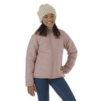Patagonia Reversible Snow Flower Jacket - Girl's - Hazy Purple (HAZP)