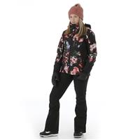 Roxy Jet Ski Premium Jacket - Women's - True Black Blooming Party