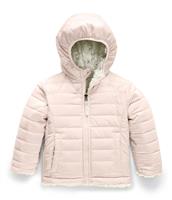 The North Face Toddler Reversible Mossbud Swirl Jacket - Girl's - Purdy Pink / Vintage White