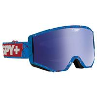 Spy Ace Goggle - Spy + Louie Vito Frame with Happy Bronze Dark Blue Spectra and Happy Persimmon Silver Mirror Lenses