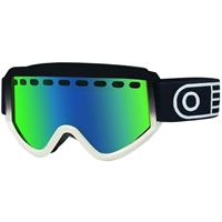 Airblaster Pill Air Goggle - Black White Gloss Frame w/ Green Air Radium Lens