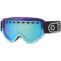 Airblaster Airpill Air Goggle - Purple Turquoise Frame / Green Air Radium & Clear Lenses