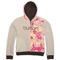 Burton Butterlove Hoodie - Girl's - Antique Ivory / Burnt Chestnut