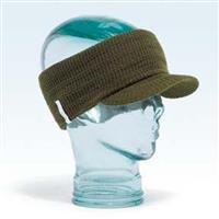 Coal Brim Headband - Army Green