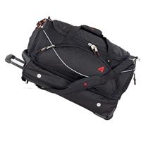 Athalon Double Decker Duffel with Zip-Off Top - Black