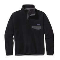 Patagonia Lightweight Synchilla Snap-T Pullover - Men's - Black / Forge Grey