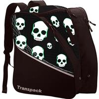 Transpack Edge Junior Ski Boot Bag - Black/Green Skull