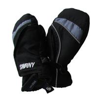 Swany Ez-Zip Mitten - Totts - Black / Medium Grey