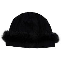 Nils Hat with Fur - Women's - Black