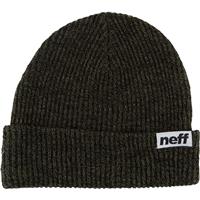 Neff Fold Heather Beanie - Black / Olive