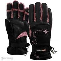 Grandoe Lynsey Gloves - Woman's - Black Pink