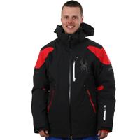 Spyder Leader Jacket - Men's - Black / Red / Red