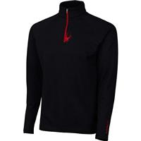 Spyder Logo Cotton/Poly T-Neck - Men's - Black / Red
