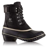 Sorel Winter Fancy Lace II Boots - Women's - Black / Silver Sage - side