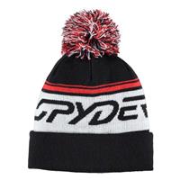 Spyder Icebox Hat - Boy's - Black / White / Volcano