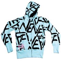Neff Full-Zip Ziggie Hoodie - Women's - Blue