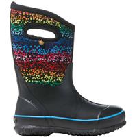 Bogs Classic II Design A Boot - Rainbow Dots Boot - Youth - Black Multi