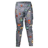 Hot Chilly's Mid Weight Print Bottom - Youth - Bots - Charcoal