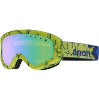 Anon Tracker Goggle - Youth - Brain Frame / Green Amber Lens