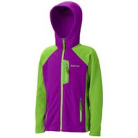 Marmot Sasha Hoody - Youth - Bright Berry / Green Envy