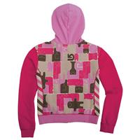 Burton Chicklet Hoodie - Girl's - Bright Rose