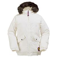 Burton Lavish Bomber Jacket -Girl's - Bright White