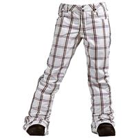 Burton The White Collection Apocalypse Later Pant – Women's - Bright White Vintage Plaid