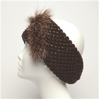 Mitchie's Matchings Knit Headband - Women's - Brown